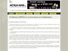 Tablet Screenshot of metodoimpro.com
